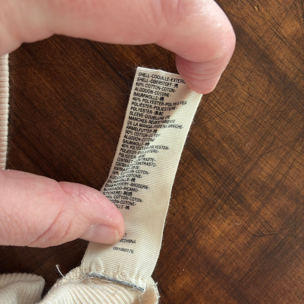 Free People We The Free Patchwork Boho Sweatshirt Large Paisley Lace Pullover - Picture 8 of 9